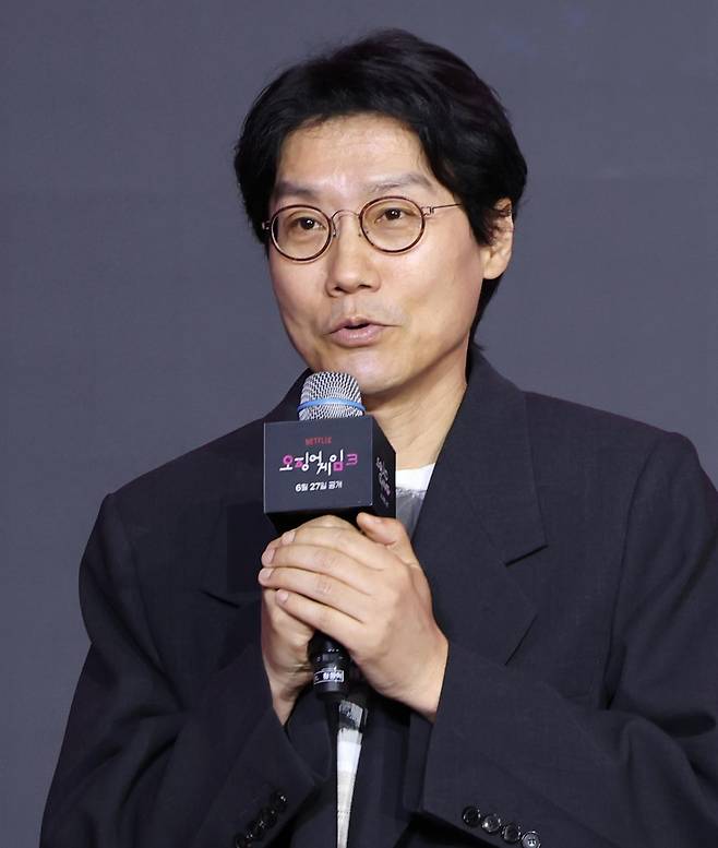 지난달 27일 공개된 ‘오징어 게임’ 시즌3를 비롯해 전편을 연출한 황동혁 감독. 뉴스1 제공