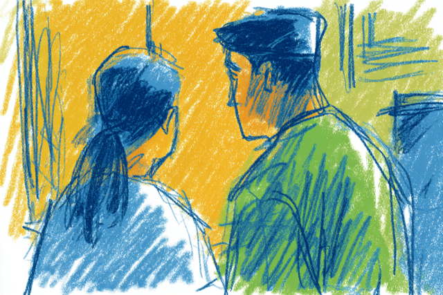 인공지능으로 그린 의료진과 환자 보호자가 대화하는 모습. 그래픽=손영하 기자·미드저니