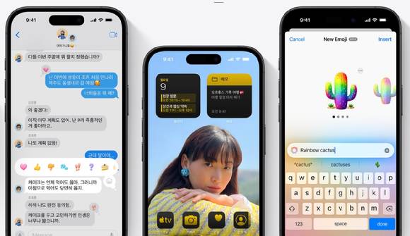 애플의 iOS18 운영체제가 탑재된 아이폰. [사진=애플 홈페이지 캡처]