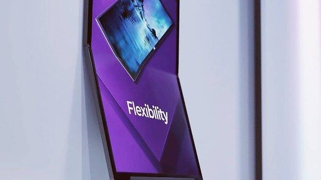LG디스플레이의 폴더블 OLED 패널 / 출처=LG디스플레이