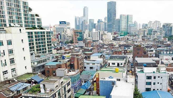 재개발 사업이 속도를 내고 있는 서울 영등포구 영등포뉴타운 일대. 사진= 한경DB