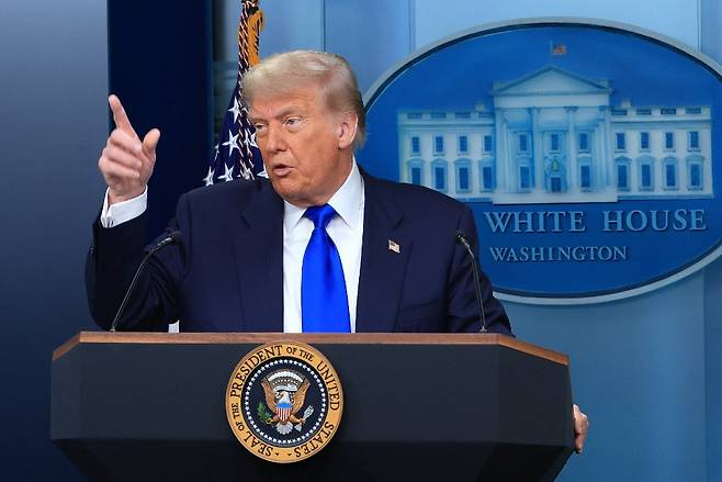 도널드 트럼프 미국 대통령/AFPBBNews=뉴스1