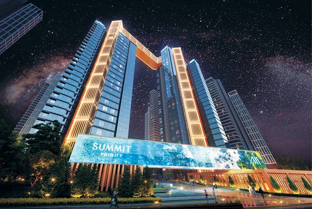 대우건설이 개포 우성7차에 제안한 ‘써밋 프라니티’ 외관 조감도. 대우건설 제공