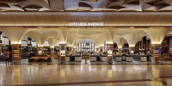 더파크사이드 스위트 내부 상업시설 투시도.[‘더파크사이드 서울’ 제공]