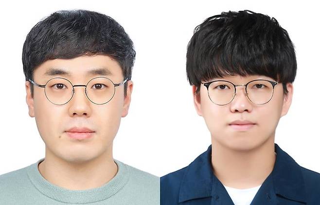 [울산=뉴시스] 구미현 기자 = UNIST 주경돈 교수와 이종성 연구원. photo@newsis.com *재판매 및 DB 금지