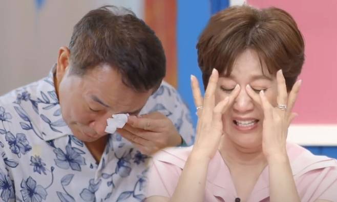 이봉원(왼쪽), 박미선. JTBC ‘대결! 팽봉팽봉’, MBN ‘고딩엄빠2’ 방송 화면 캡처