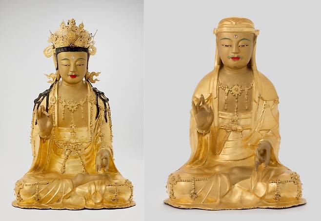 '합천 해인사 금동관음·지장보살이존좌상 및 복장유물' [국가유산청 제공. 재판매 및 DB 금지]