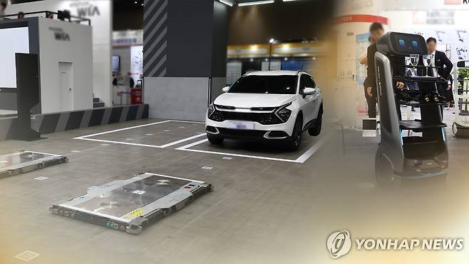 '로봇이 주차까지'…일상으로 성큼 다가온 로봇기술(CG) [연합뉴스TV 제공]