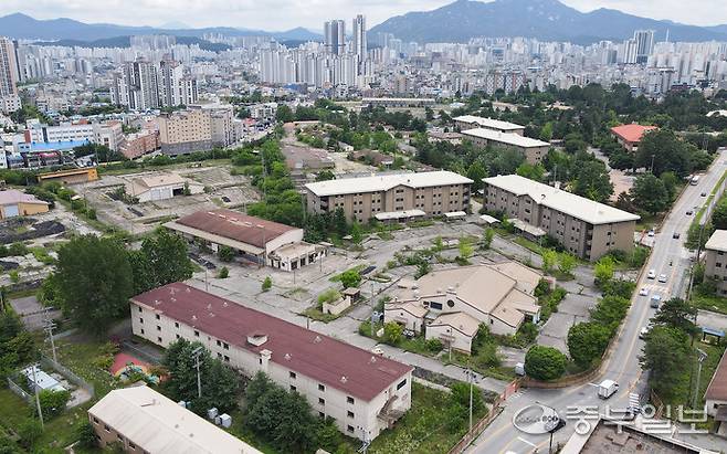 미군 반환부지 중 한 곳인 캠프 레드 클라우드 전경. 사진=임채운기자