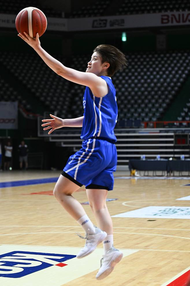 삼성생명 아시아쿼터 2순위 나나미. 사진제공=WKBL