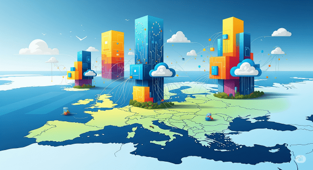 빅테크가 유럽형 소버린 클라우드 서비스를 내세우고 있다. (사진=구글 제미나이)