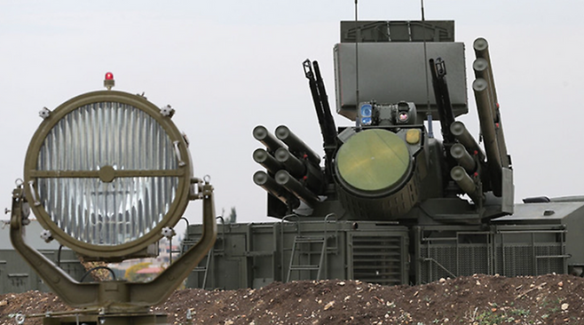 러시시아의 방공 시스템 판치르-S1. ⓒ모스크바타임스/뉴시스