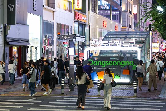 대구 중구의 동성로 관광특구 전경 [사진=중구청]