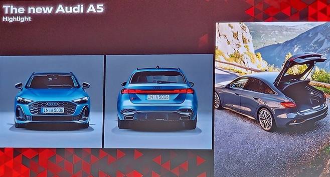 신형 A5 디자인 [사진출처=아우디, 촬영=최기성 매경 디지털뉴스룸 기자]