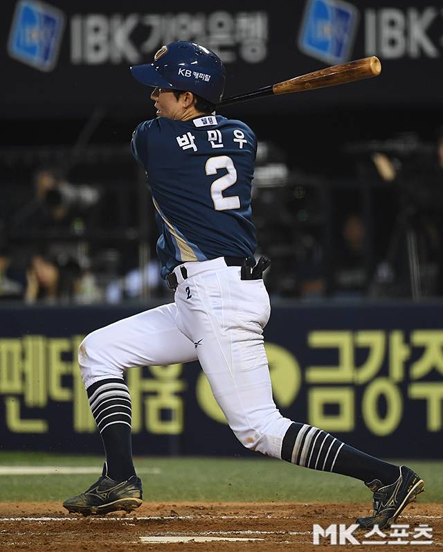 NC 박민우는 2일 대전 한화전에서 큰 존재감을 뽐냈다. 사진=천정환 기자