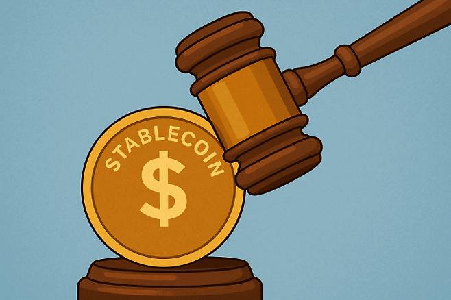 스테이블코인 제도권 편입이 가속화되며 전통 금융시장과 디지털 금융의 경계가 허물어질 것이라는 전망이 나온다. /사진=챗GPT