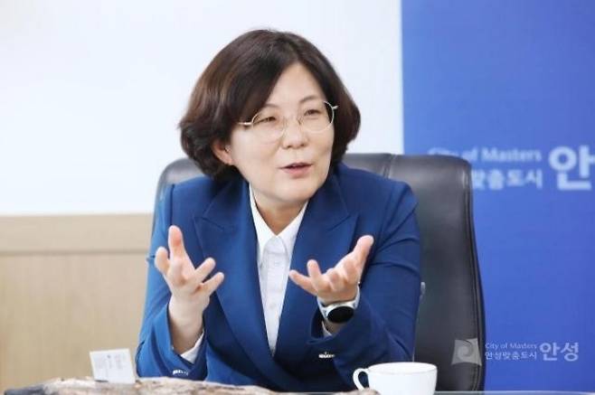 김보라 안성시장. /사진제공=안성시