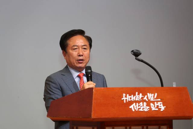 ▲권기창 안동시장은 민선 8기 출범 3주년을 맞아 지난 3년간 안동이 걸어온 변화의 여정을 시민과 공유하며, 미래 100년을 준비하는 다음 발걸음을 내딛겠다는 강한 의지를 밝혔다. ⓒ 안동시