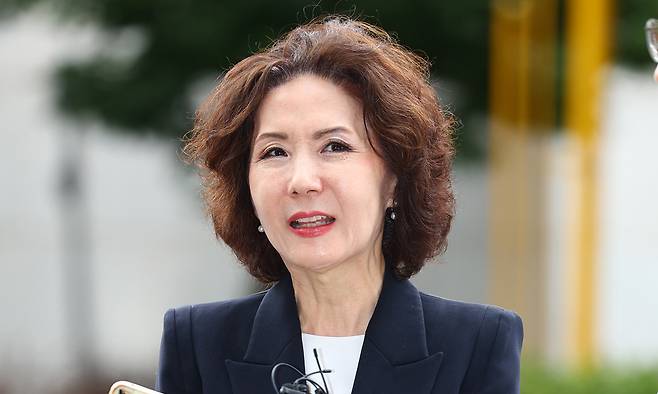 이진숙 교육부장관 내정자. 연합뉴스