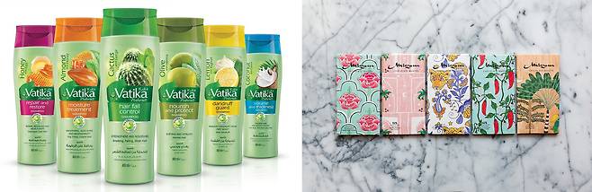 두바이의 인기 쇼핑 리스트 바티카 샴푸와 미르잠 초콜릿. 사진제공| Vatika, Mirzam