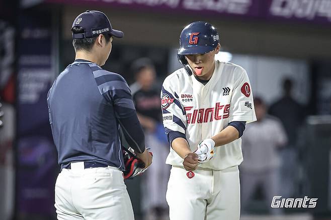 ▲ 박찬형 ⓒ롯데 자이언츠