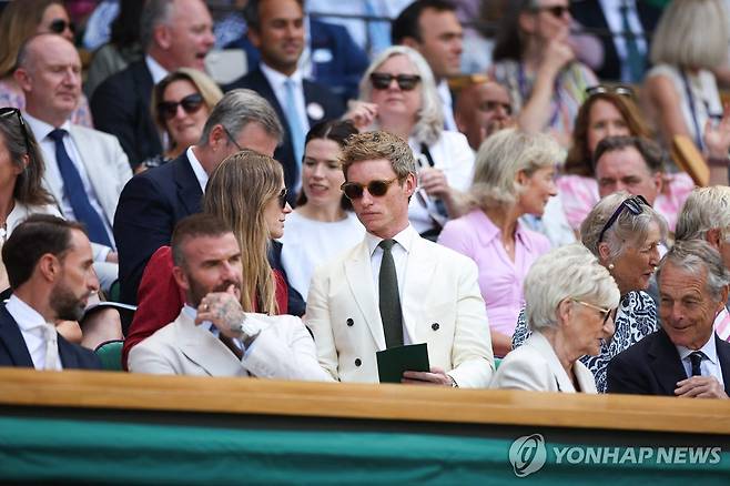 올해 윔블던 로열박스 모습.  [AFP=연합뉴스]