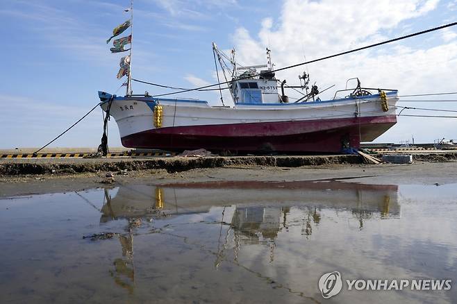 2024년 1월 규모 7.6 지진이 발생한 일본 노토반도 [EPA 연합뉴스 자료사진. 재판매 및 DB 금지]