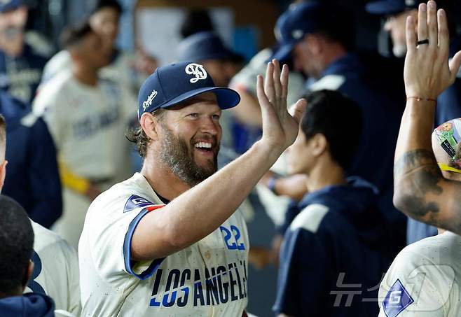 LA 다저스 클레이튼 커쇼가 개인 통산 3000탈삼진까지 3개만 남겨뒀다. ⓒ AFP=뉴스1