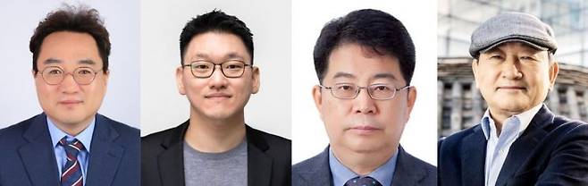 (사진 왼쪽부터) 광주시는 문화경제부시장 내정자, 박성현 AI 총괄정책자문관, 나명환 빅데이터 총괄정책자문관, 윤범모 광주비엔날레 대표이사 후보.