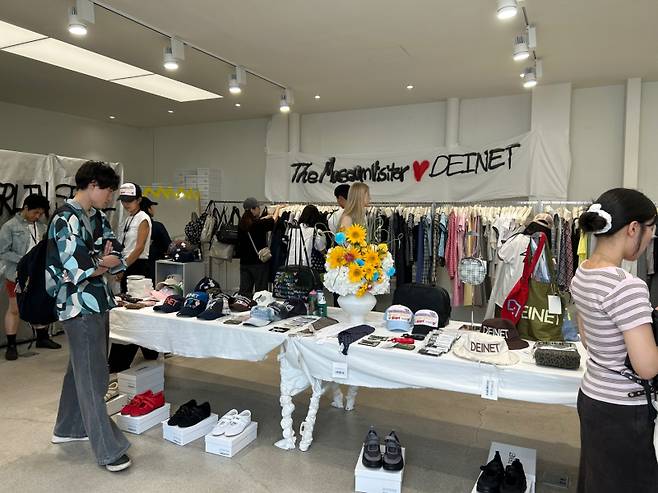 지난달 29일 찾은 서울 성수동 다이닛 팝업스토어 전경. 서지영 기자