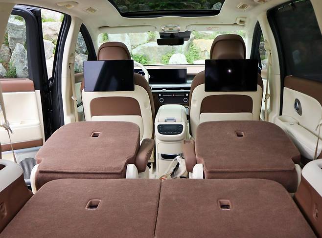 아이오닉 9 2열과 3열을 모두 접은 모습 / 출처=IT동아