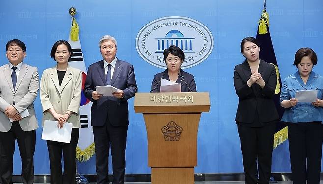 ▲검찰 관련 특별법 발의하는 조국혁신당 [연합뉴스]