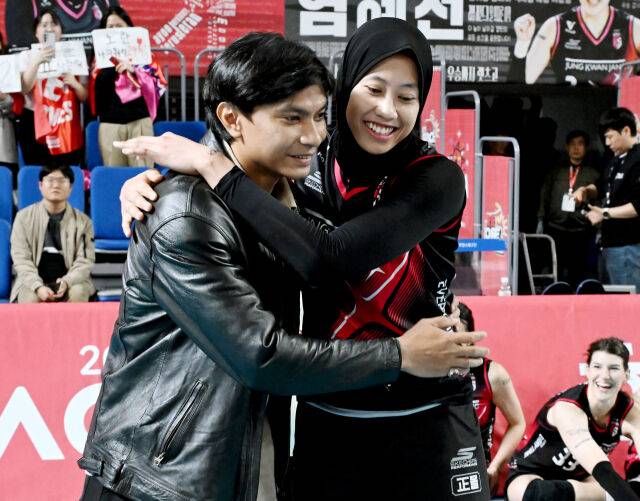 메가가 결혼에 골인한다./KOVO