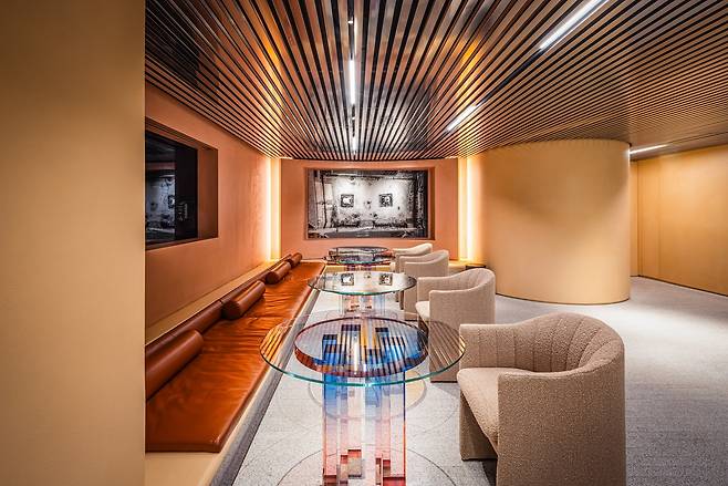 서울 신라호텔에 들어선 제네시스 라운지 내부 [제네시스 제공]