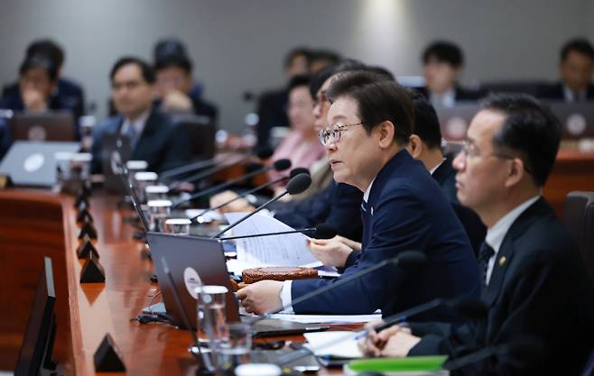 이재명 대통령 국무회의 주재. 연합뉴스