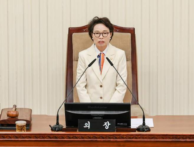 하영주 과천시의회 의장. 과천시의회 제공