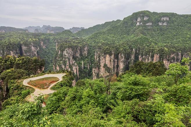 쿵종톈위안 논과 밭과 봉우리들 [사진/백승렬 기자]