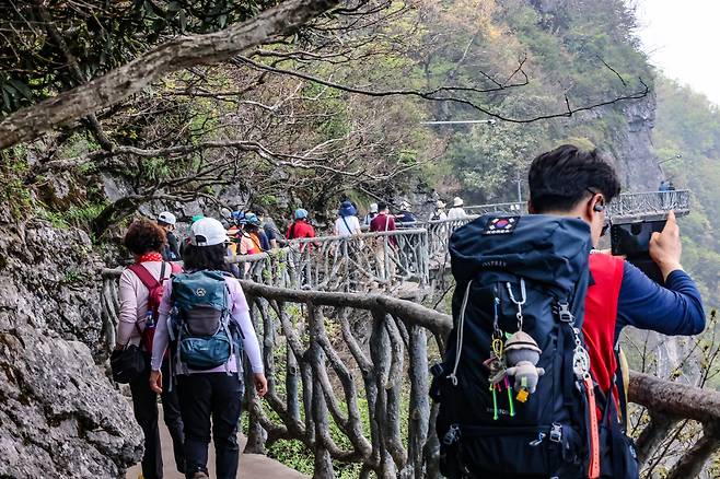 귀곡잔도 [사진/백승렬 기자]