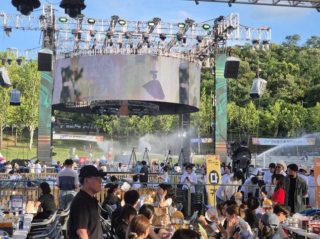 2025 치맥 페스티벌이 열린 대구 두류공원 228 자유광장/사진=김아름 기자 armijjang@