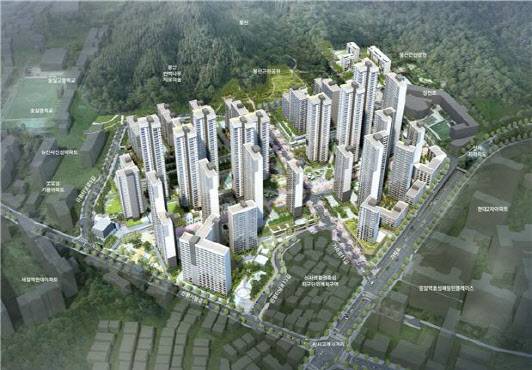 서울시 은평구 산새·편백마을 재개발 사업 조감도.(사진=서울시)