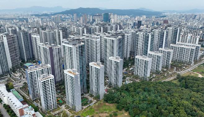서울 강동구 둔촌동 올림픽파크포레온. (사진=연합뉴스)