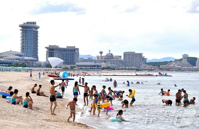 (평양 노동신문=뉴스1) = 북한 원산 갈마해안관광지구. [국내에서만 사용가능. 재배포 금지. DB 금지. For Use Only in the Republic of Korea. Redistribution Prohibited] rodongphoto@news1.kr [국내에서만 사용가능. 재배포 금지. DB 금지. For Use Only in the Republic of Korea. Redistribution Prohibited] rodongphoto@news1.kr