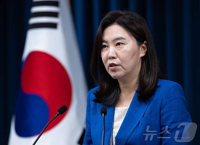 강유정 대통령실 대변인. 2025.7.4/뉴스1 ⓒ News1 이재명 기자