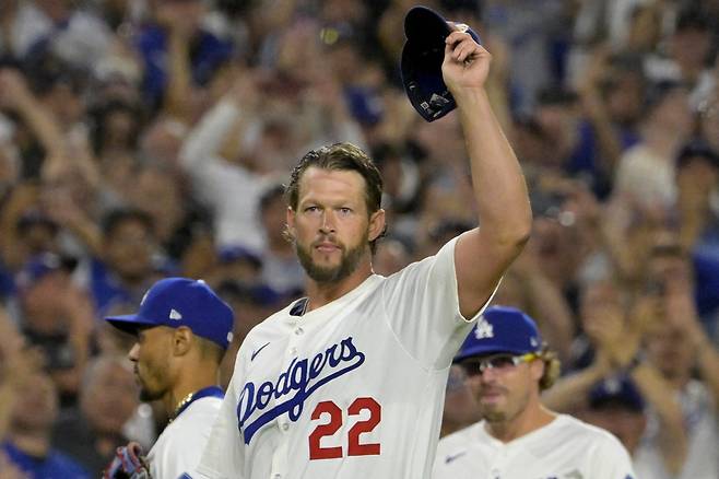 3000탈삼진 대업을 달성한 클레이튼 커쇼. Imagn Images연합뉴스