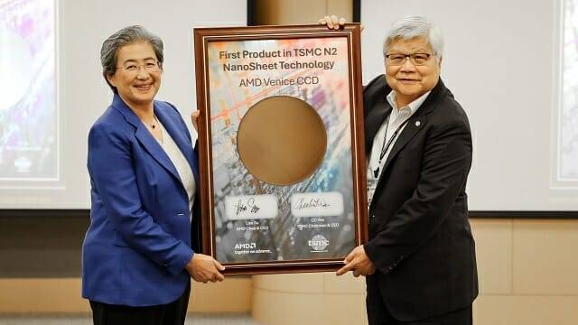 AMD가 내년 양산할 서버용 프로세서 '베니스'를 TSMC N2 공정에서 생산한다고 밝혔다. (사진=AMD)