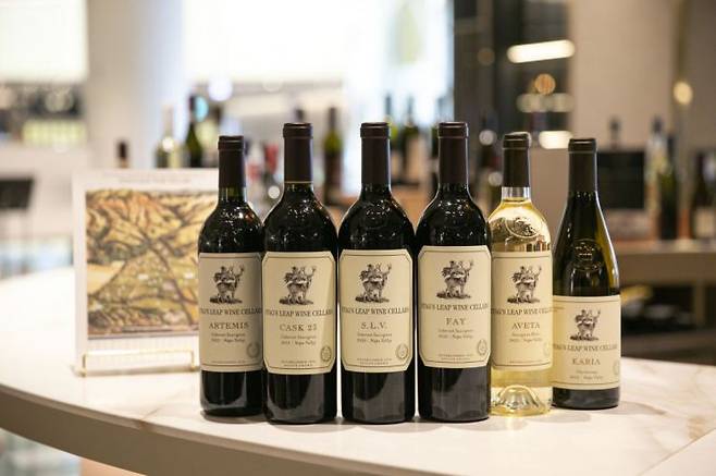 '스택스 립 와인셀라(Stag's Leap Wine Cellars)'의 대표 와인들.