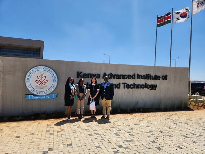 2025년 4월11일 준공식이 열린 케냐과학기술원은 한국의 적극적 지원으로 프로젝트가 시작됐다. 고운정 제공