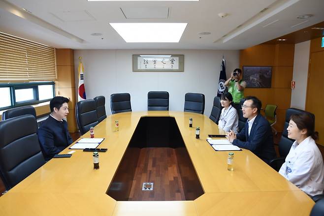 희망조약돌-한양대학교병원 업무협약식. / 사진=희망조약돌