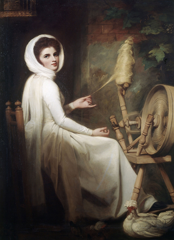 George Romney [Spinstress], 1784 ©English Heritage