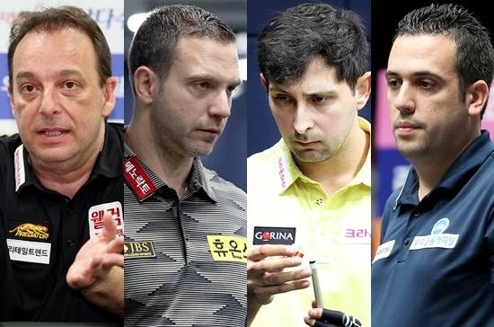 스페인 선수들은 프로당구계에서 강력한 세를 과시하고 있다. 22/23 시즌부터 시작한 하나카드PBA챔피언십에서도 3연속 우승을 차지했다. 올시즌에도 산체스, 팔라손, 마르티네스, 사파타(왼쪽)가 나란히 32강에 진출, 대회 4연패에 도전한다. (사진=PBA)